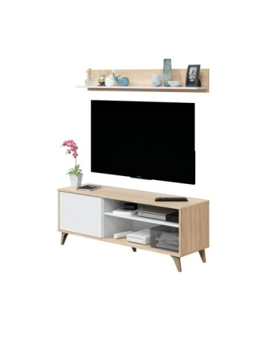 RELAX Mueble TV + estante R.CANADIAN/BL.ARTIK