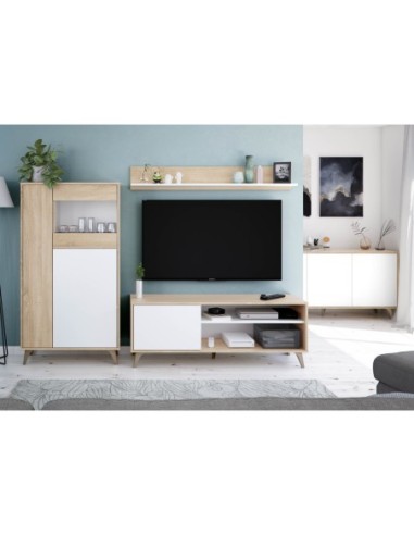 RELAX Mueble TV + estante R.CANADIAN/BL.ARTIK