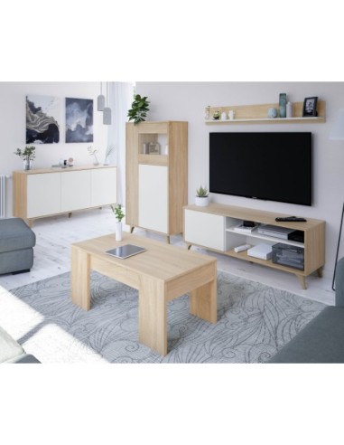 RELAX Mueble TV + estante R.CANADIAN/BL.ARTIK