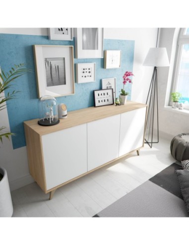 RELAX PLUS Aparador 3 puertas R.CANADIAN/BL.ARTIK