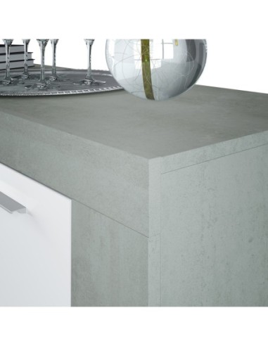 URBAN Buffet 3 puertas CEMENTO/ BL. ARTIK