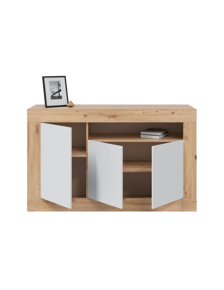 VELHO Buffet 3P ROBLE NODI/BL.ARTIK