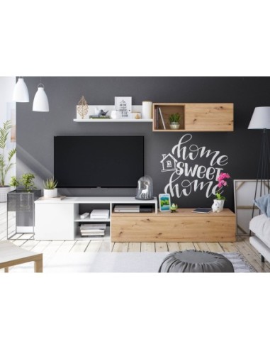 NEXO PLUS Salón  TV ROBLE NODI/BL.ARTIK