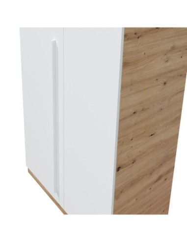AMBIENT Armario JUVENIL 2p ROBLE NODI/BL.ARTIK