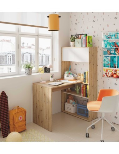 DUO Mesa escritorio-estantería  (vertical-horizontal) R.NODI/BL.ARTIK