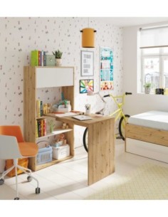 DUO Mesa escritorio-estantería  (vertical-horizontal) R.NODI/BL.ARTIK 2