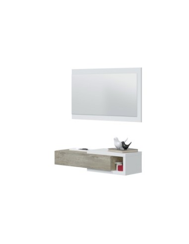 ENZO Recibidor 1c + espejo R. ALASKA/BL. ARTIK