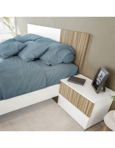 TEMPUS Cabezal + 2 mesitas BLANCO ARTIK/NATUR