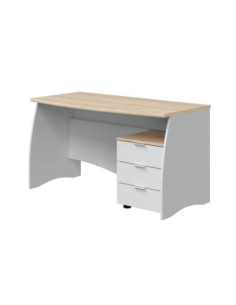 ARGON Mesa despacho con buc  BLANCO ARTIK/ROBLE CANADIAN 2