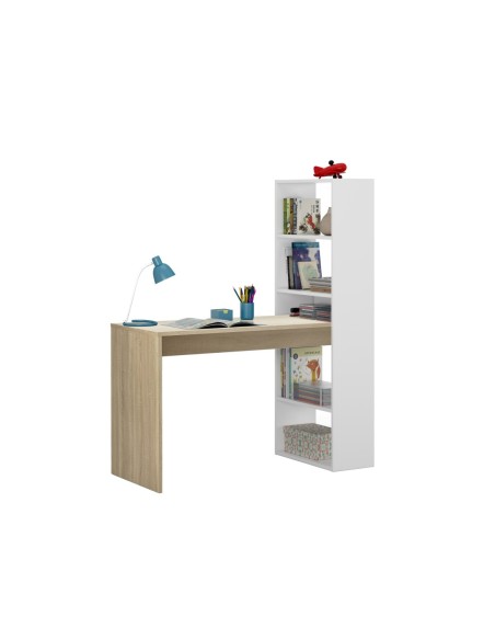 GIO PLUS Mesa + estantería BL.ARTIK/R.CANADIAN