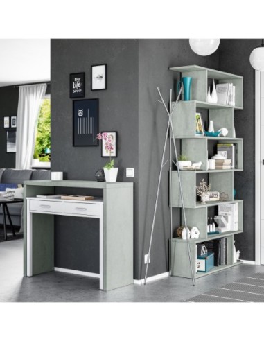 TYRION CONSOLA Escritorio BL.ARTIK/CEMENTO