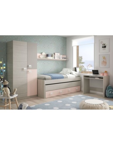 Armario NUBE  BLANCO ALPES / ROSA