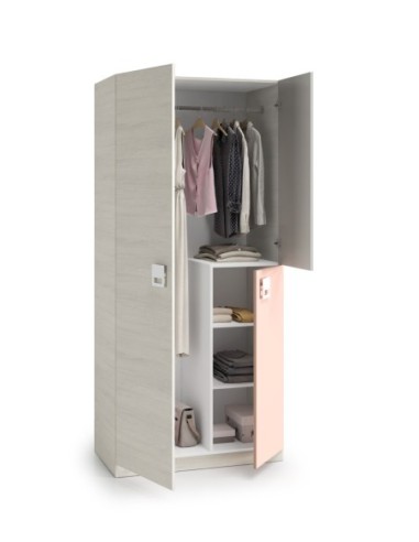 Armario NUBE  BLANCO ALPES / ROSA