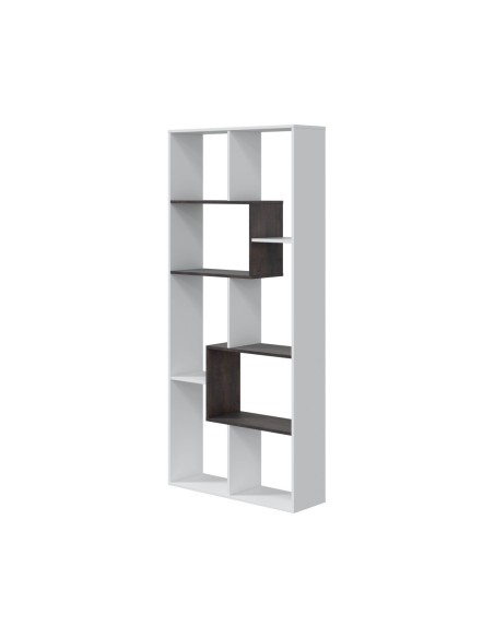 KAWA Estantería BLANCO ARTIK/OXIDO