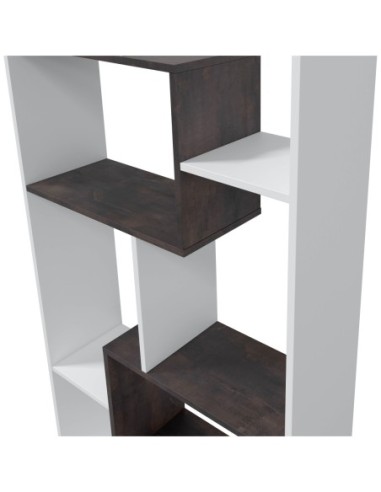 KAWA Estantería BLANCO ARTIK/OXIDO