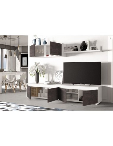 HOME Salón TV BLANCO ARTIK/OXIDO