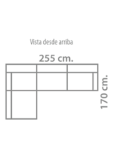 Sofá Chaiselongue Noruega