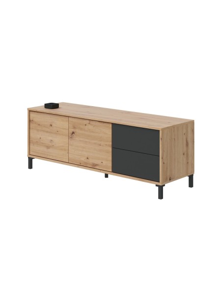 URBAN PLUS Mueble TV 2p+2c R.NODI/GRIS ANTRACITA
