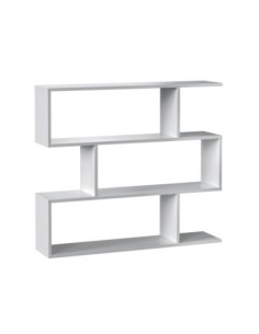 DANERYS Estantería baja BLANCO BRILLO 2