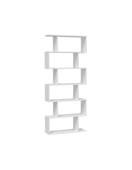 DANERYS Estantería alta BLANCO BRILLO