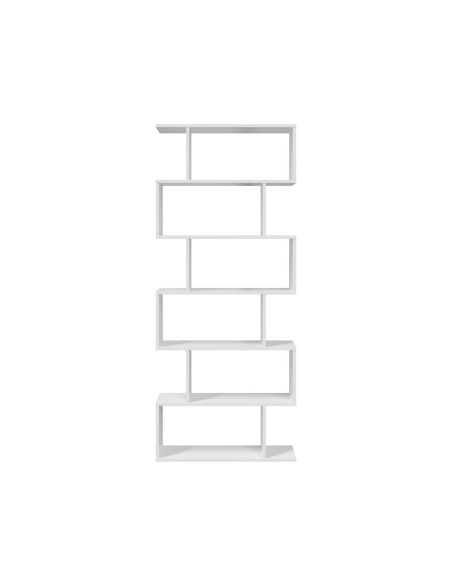 DANERYS Estantería alta BLANCO BRILLO