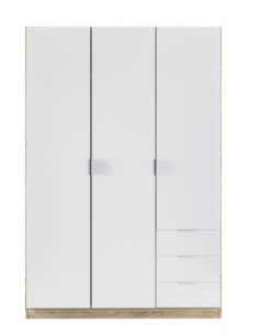 LC Armario 3p+3cajones ROBLE CANADIAN/BLANCO ARTIK 2