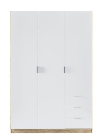 LC Armario 3p+3cajones ROBLE CANADIAN/BLANCO ARTIK