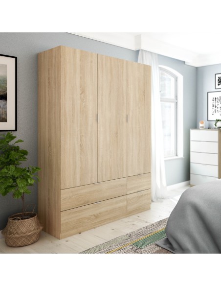 LC Armario 3p+4c ROBLE CANADIAN
