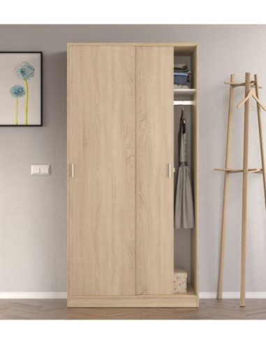 Armario 2p correderas ROBLE CANADIAN