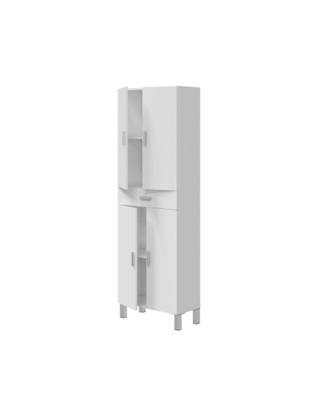 ARUBA COLUMNA BAÑO 4P + 1C BLANCO BRILLO