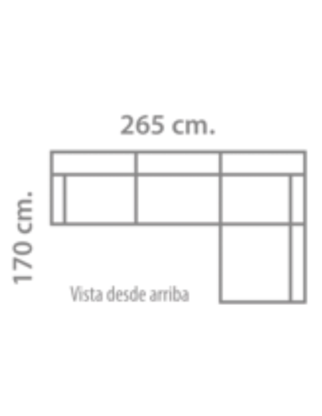 Sofá Chaiselongue Marisma