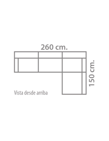 Sofá Chaisselongue Loki