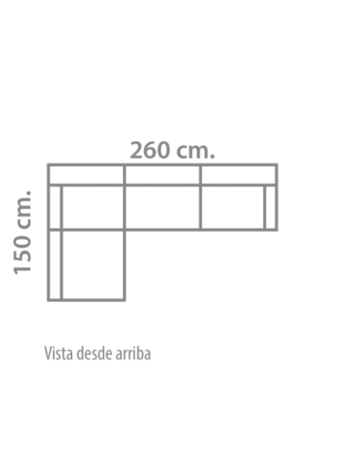 Sofá Chaisselongue Loki