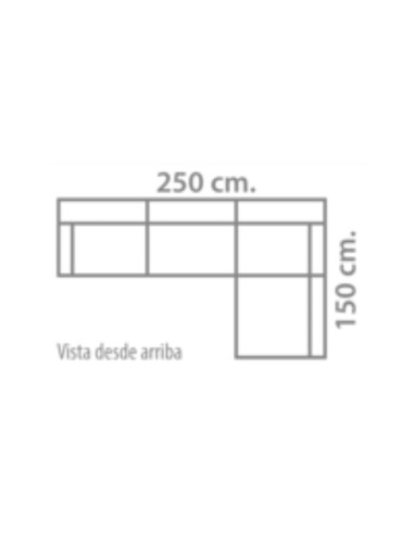 Sofá Chaiselongue Martin